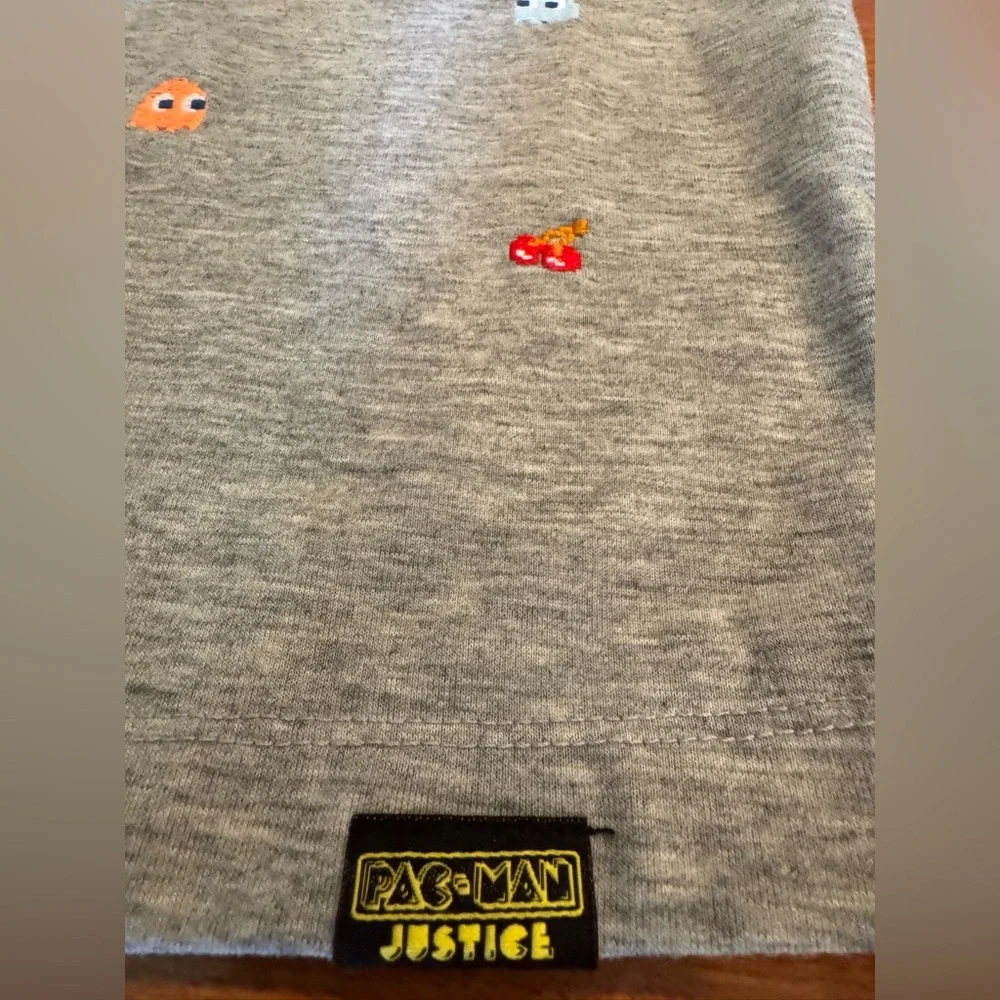 Pac‑Man x Justice Girls Tee S (7/8) – Retro Arcade Graphic Shirt